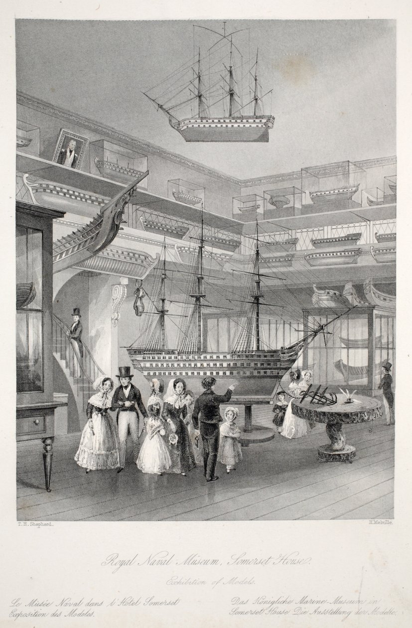 Museo Navale Reale, Somerset House, da 