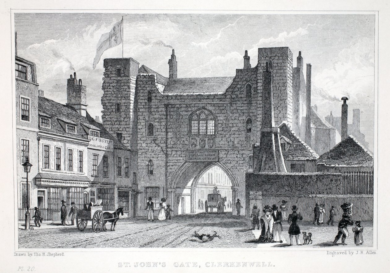 Porta di San Giovanni, Clerkenwell, da 