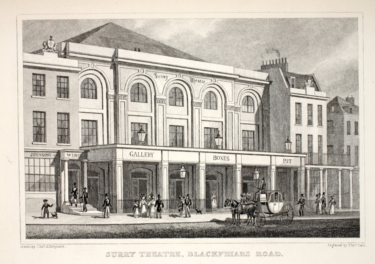 Teatro di Surry, Blackfriars Road, da 