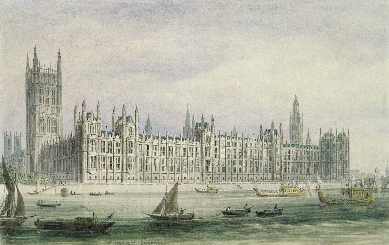 Le case del Parlamento da Thomas Hosmer Shepherd