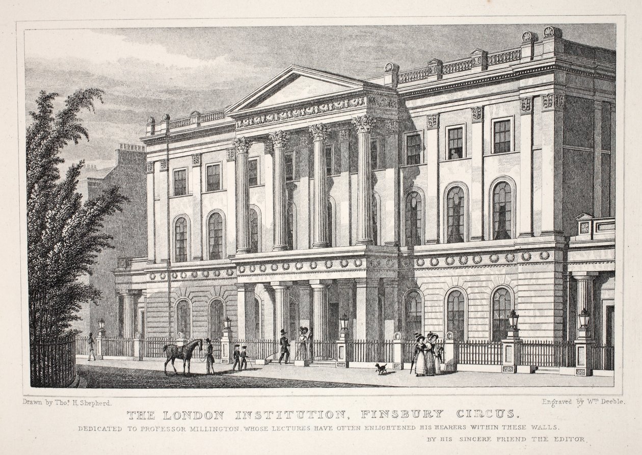 La London Institution, Finsbury Circus, da 