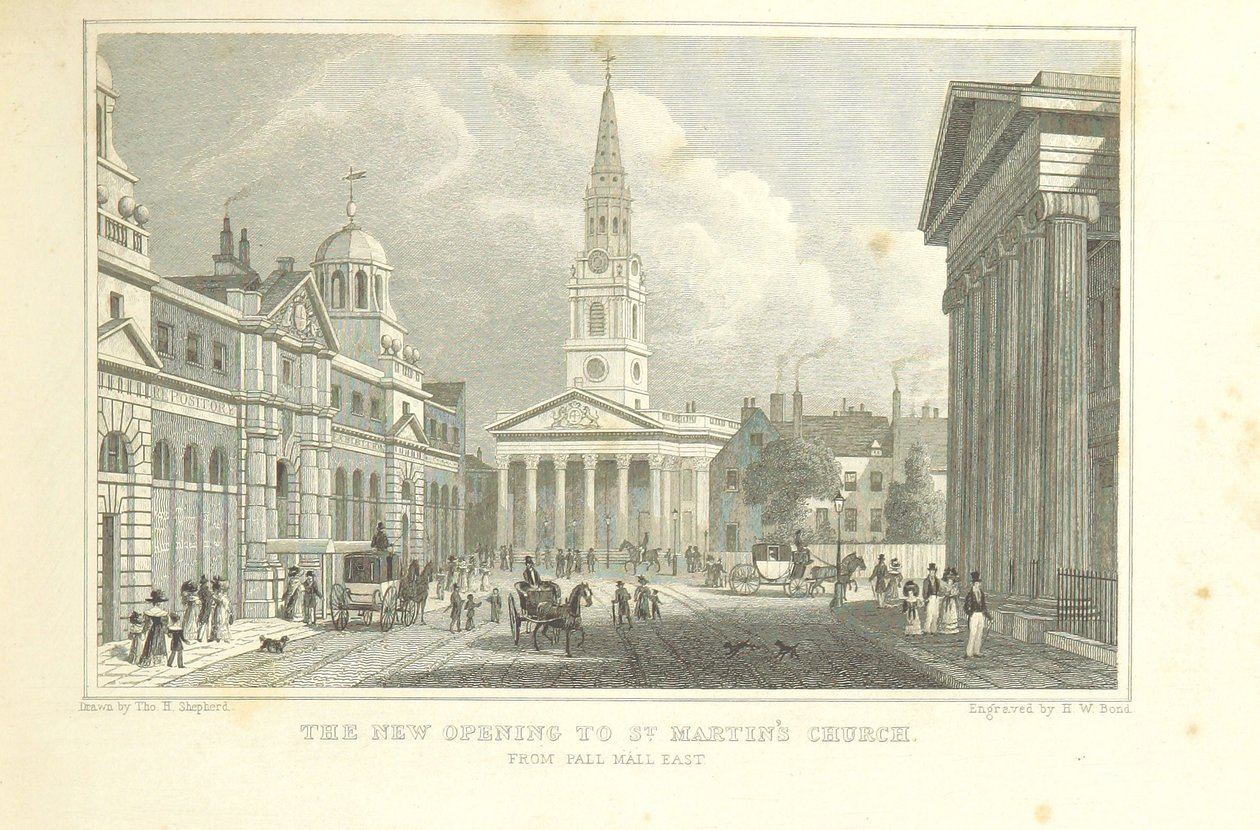 La nuova apertura alla Chiesa di San Martino da Pall Mall East, da 