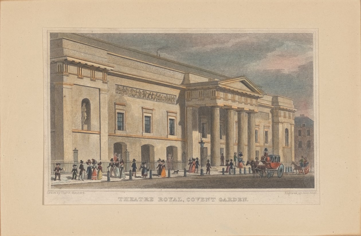 Teatro Reale Covent Garden, c. 1830 da Thomas Hosmer Shepherd
