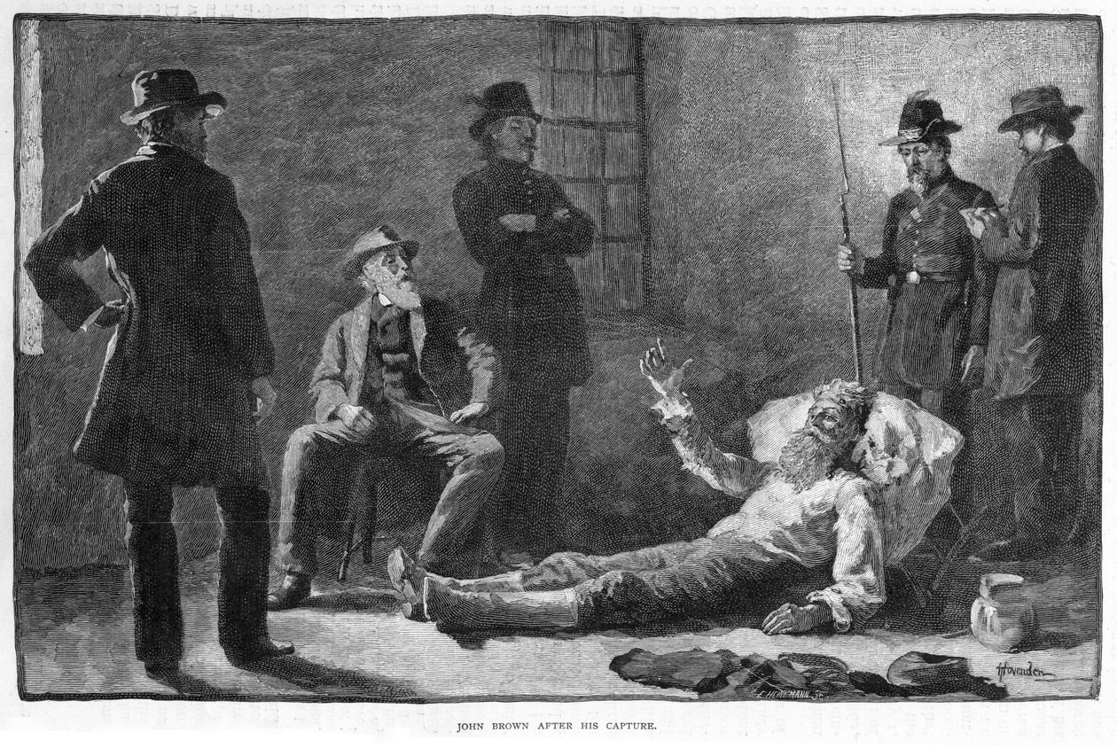 John Brown 1807-1859 dopo la sua cattura, 1859 da Thomas Hovenden