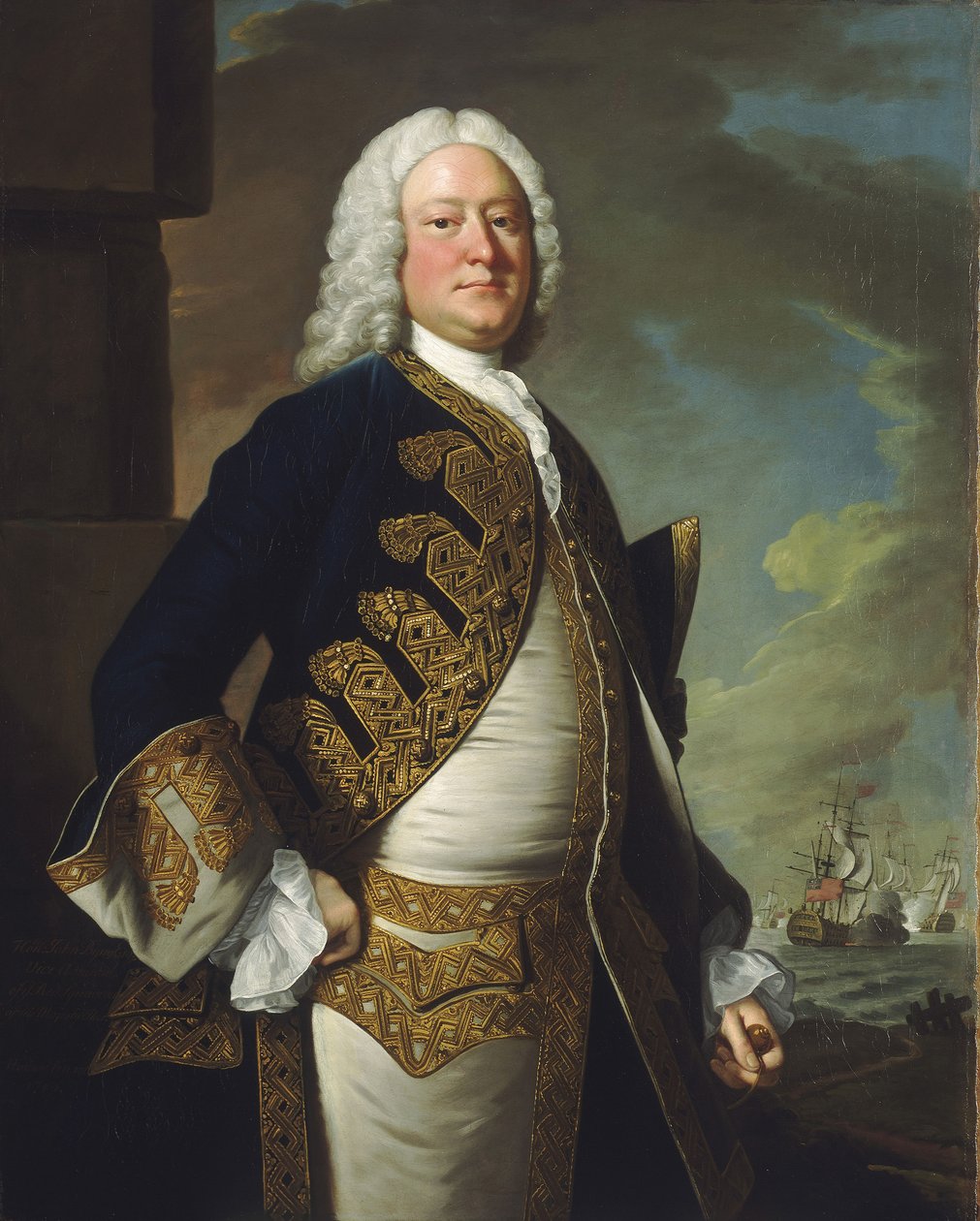 Ammiraglio John Byng (1704-1757) da Thomas Hudson
