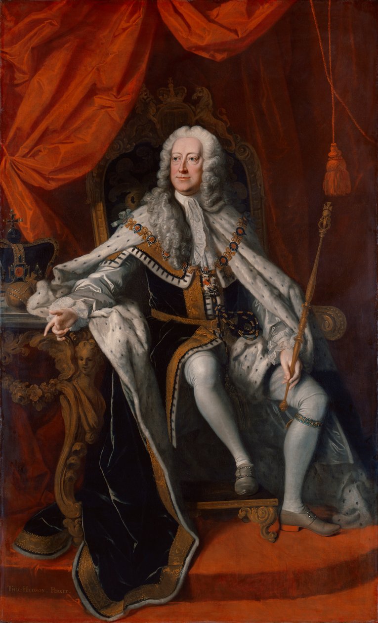 Re Giorgio II da Thomas Hudson
