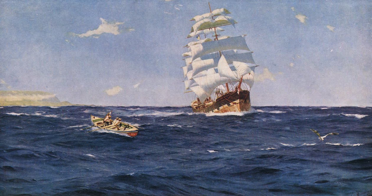 Al largo di Valparaíso da Thomas J. Somerscales