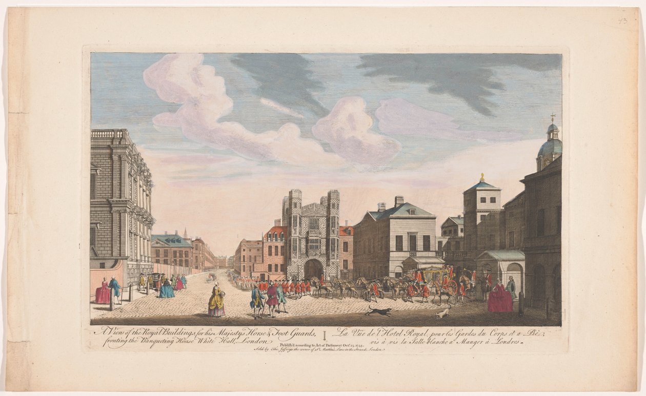 Veduta del Banqueting House e dell