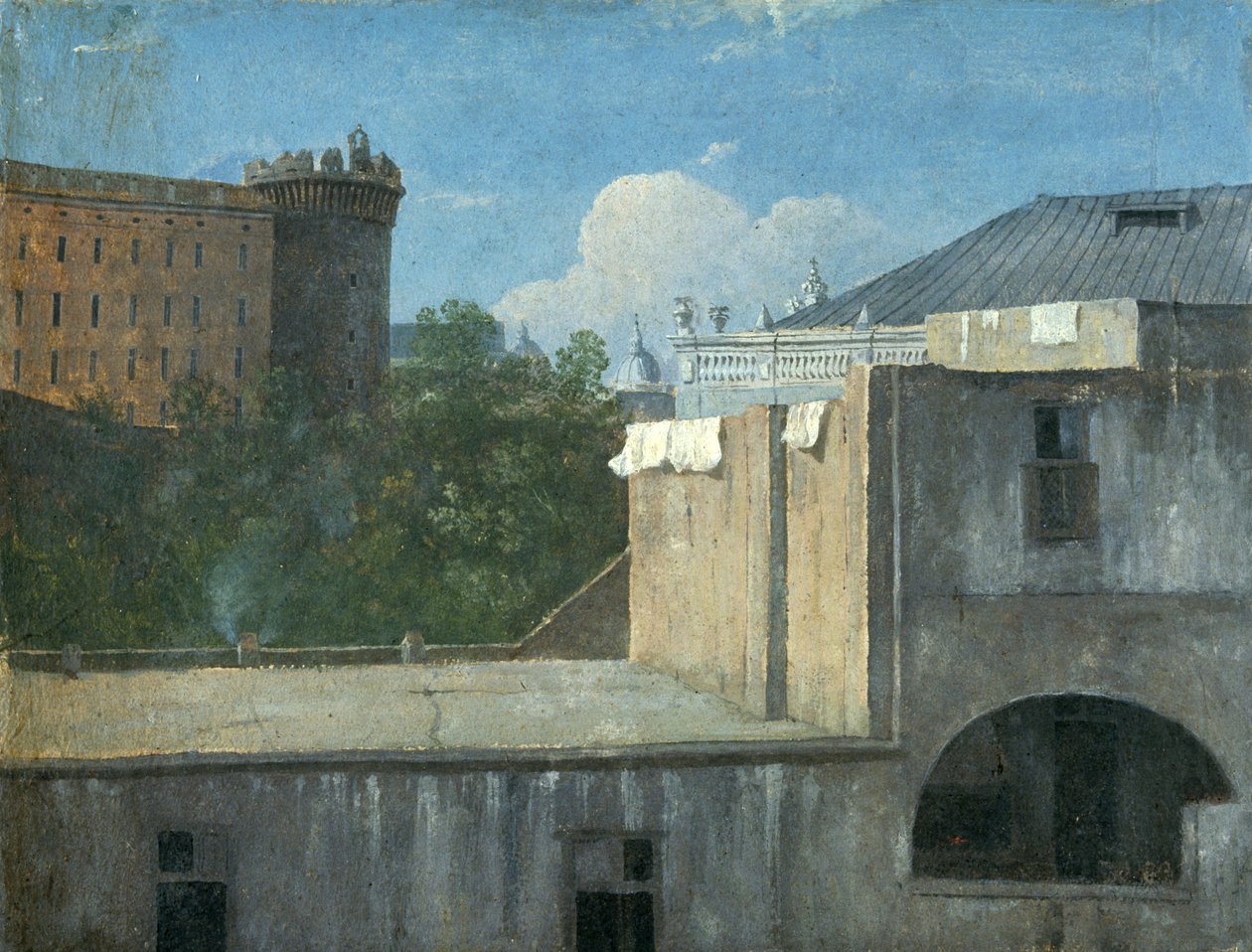 Edifici a Napoli con il lato nord-est, 1782 da Thomas Jones