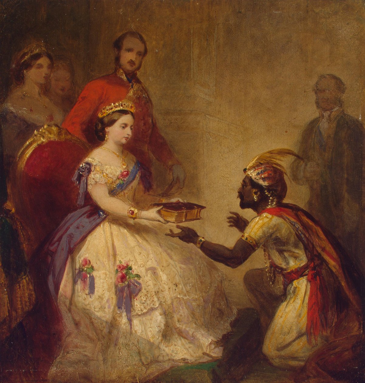 La regina Vittoria dona la Bibbia a un capo africano (Il segreto della grandezza dell