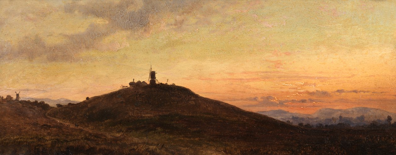 Mulino a Vento al Tramonto da Thomas Jr. Whittle