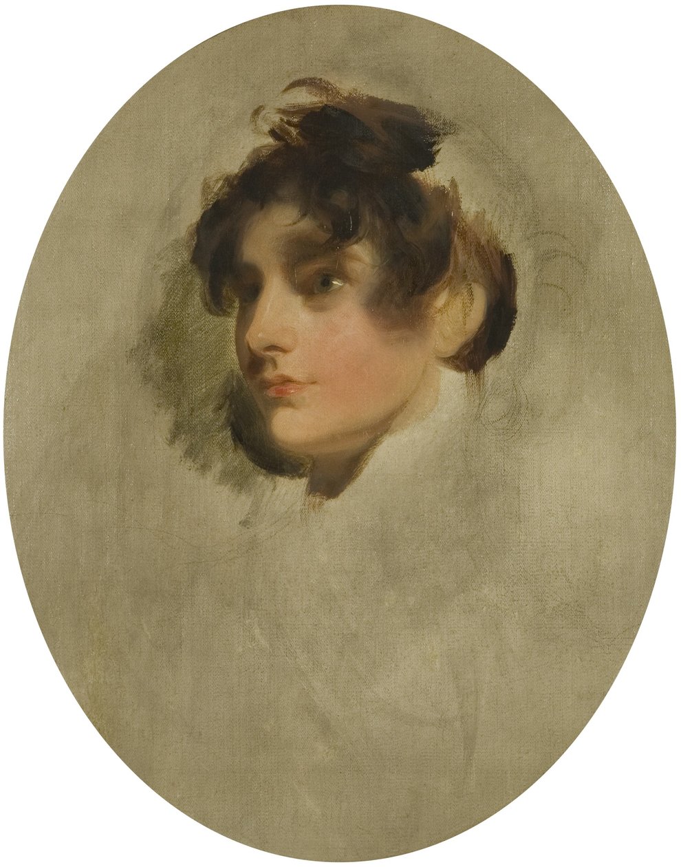 Testa di una giovane donna, c.1800-05 da Thomas Lawrence