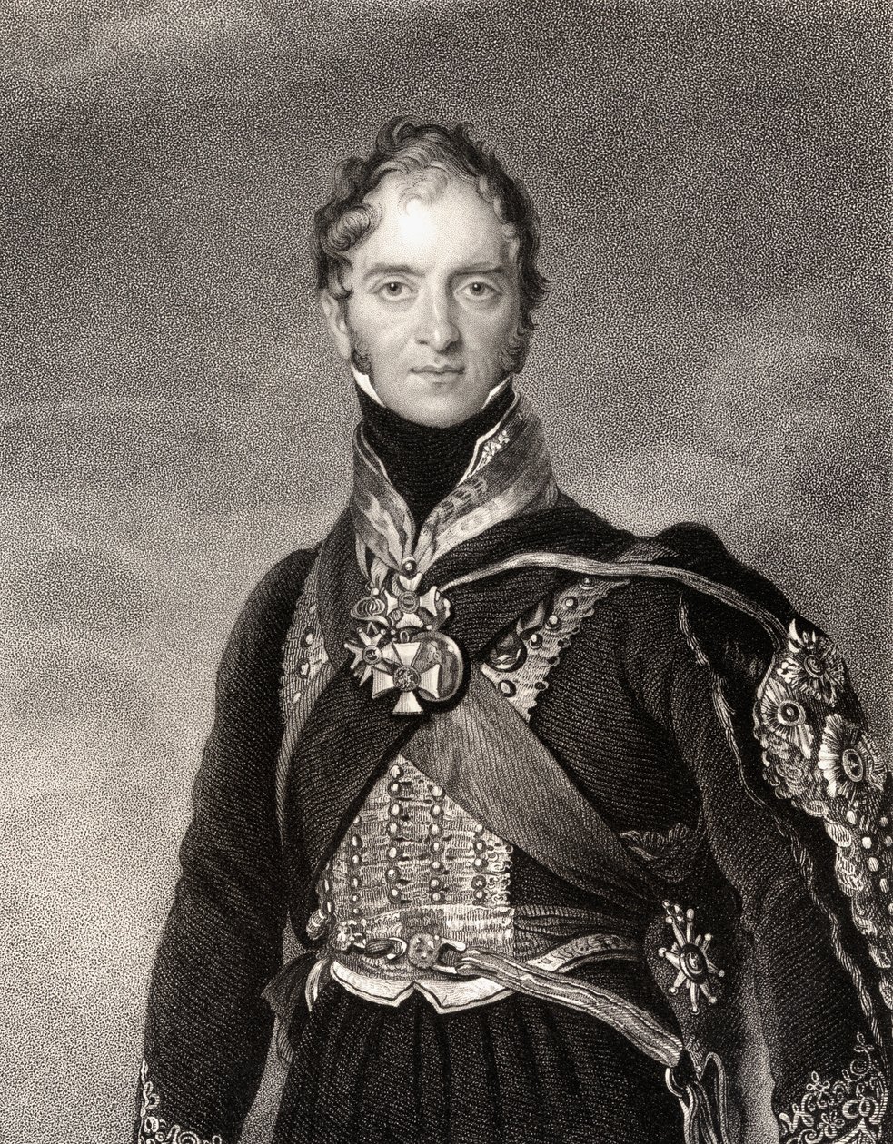 Henry William Paget, 1° Marchese di Anglesey, inciso da Samuel Freeman (1773-1857) da Thomas Lawrence