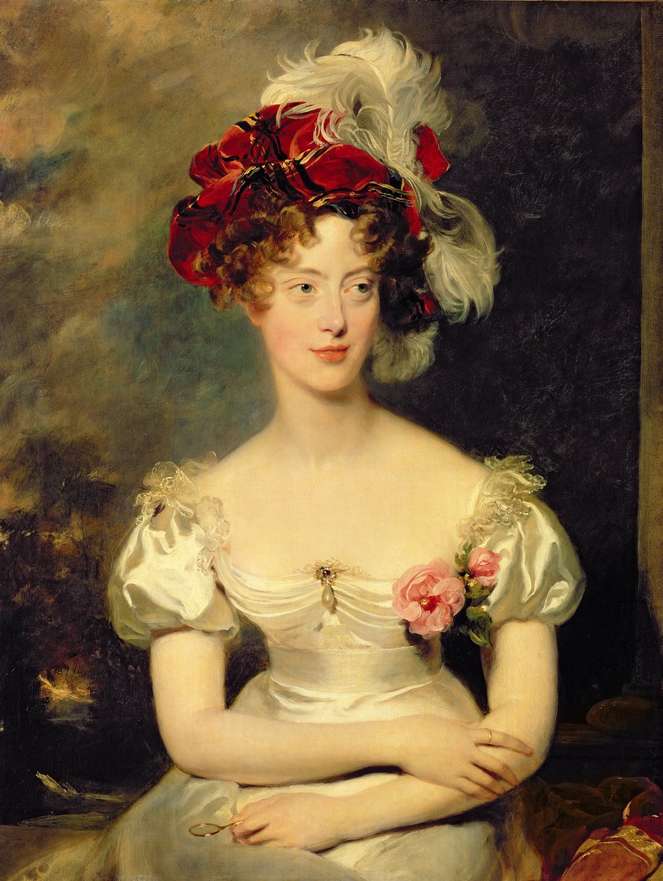 Marie-Caroline de Bourbon, Duchessa di Berry, c.1825 da Thomas Lawrence