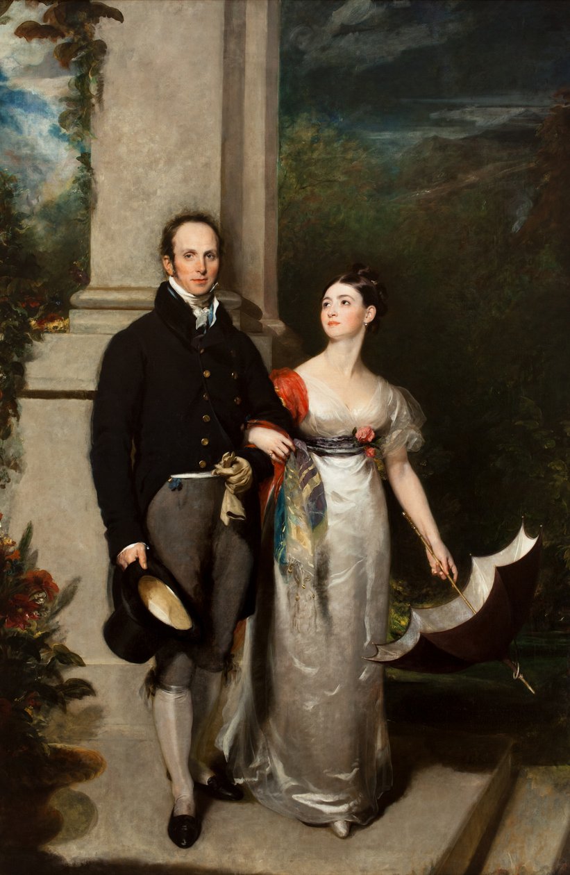 Il signor e la signora James Dunlop, c.1825 da Thomas Lawrence
