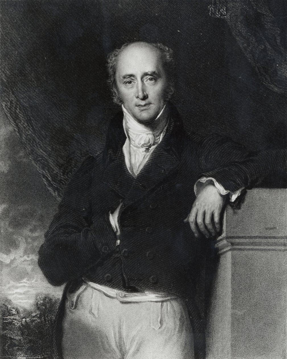 Ritratto del Diritto Onorevole Charles Grey, Conte Grey (1764-1845) inciso da J. Cochran da Thomas Lawrence