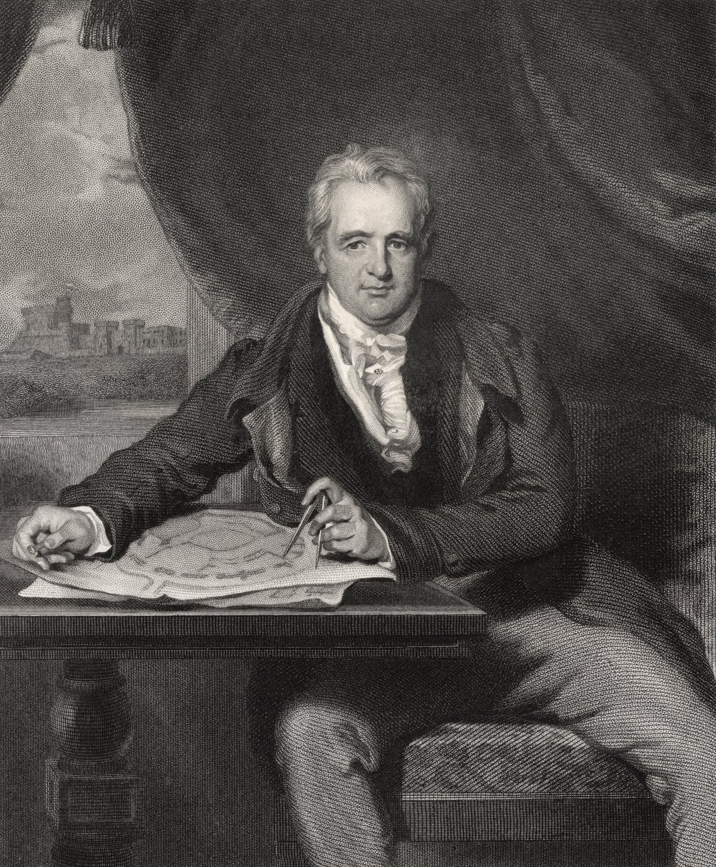 Sir Jeffry Wyatville, inciso da H. Robinson, da 