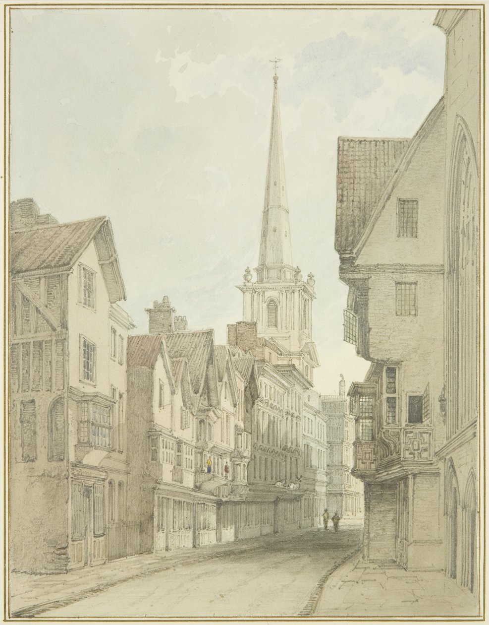 Broad Street da Thomas Leeson the Elder Rowbotham