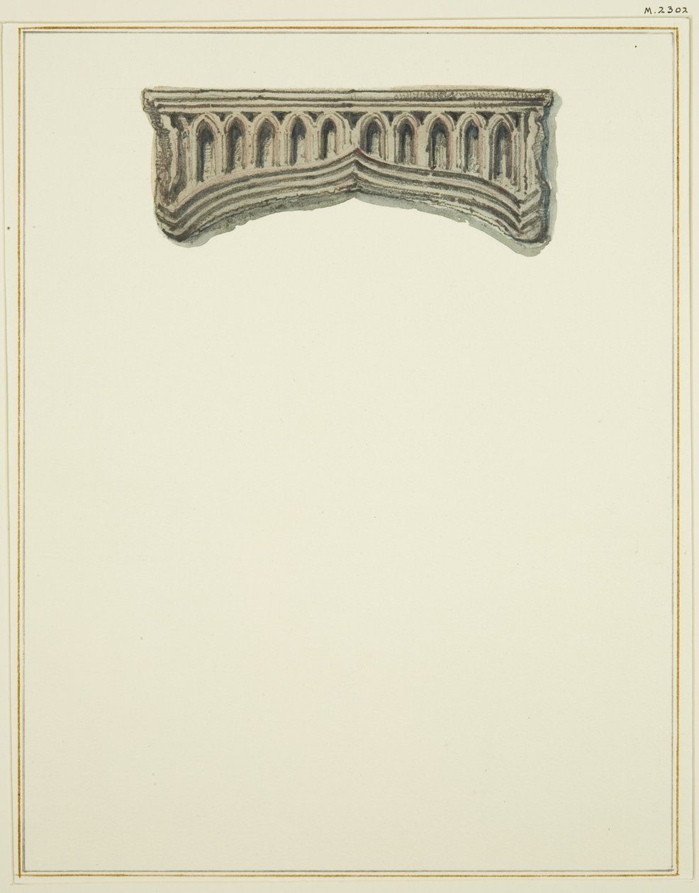 Scultura sulla scala nella casa adiacente al passaggio di Baldwin Street da Thomas Leeson the Elder Rowbotham