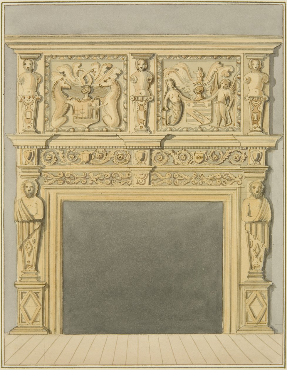 Camino datato 1632, a 128 Redcliffe Street da Thomas Leeson the Elder Rowbotham
