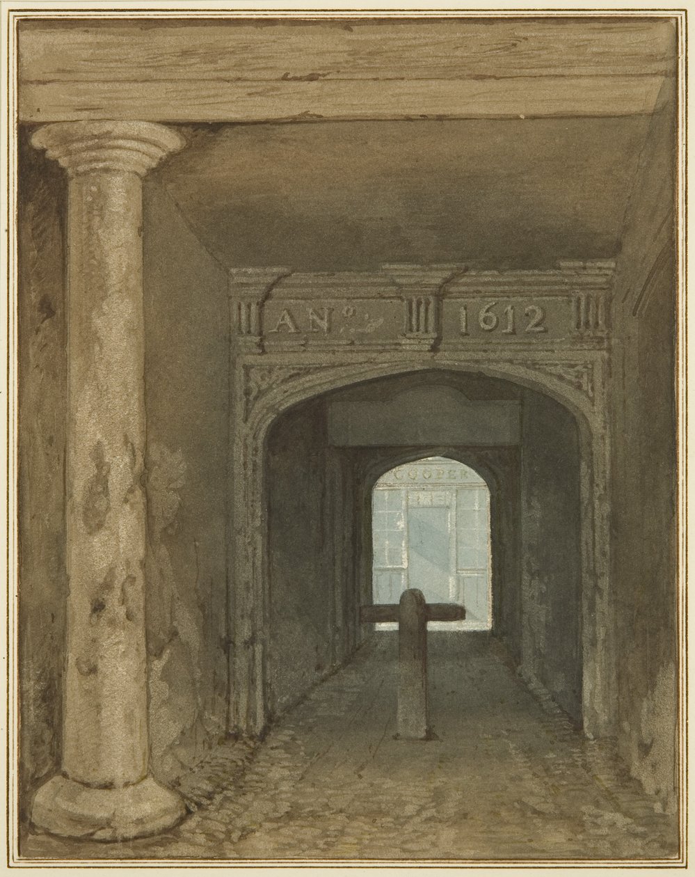 Passaggio della Guardia, Wine Street da Thomas Leeson the Elder Rowbotham