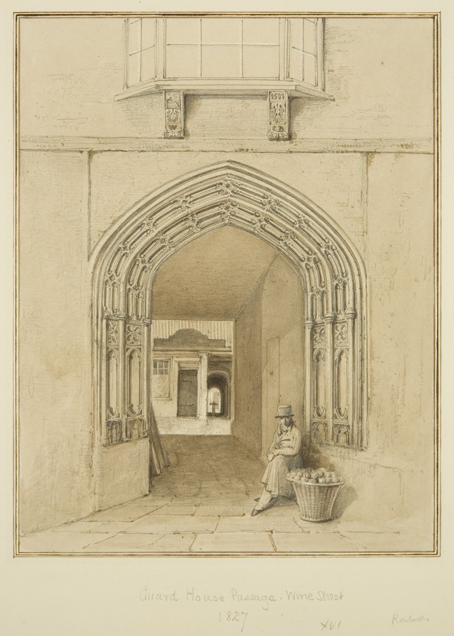 Passaggio della Guardia, Wine Street da Thomas Leeson the Elder Rowbotham