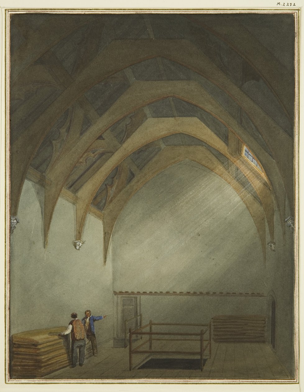 Sala nella casa del signor Attwood, adiacente alla Back Hall da Thomas Leeson the Elder Rowbotham