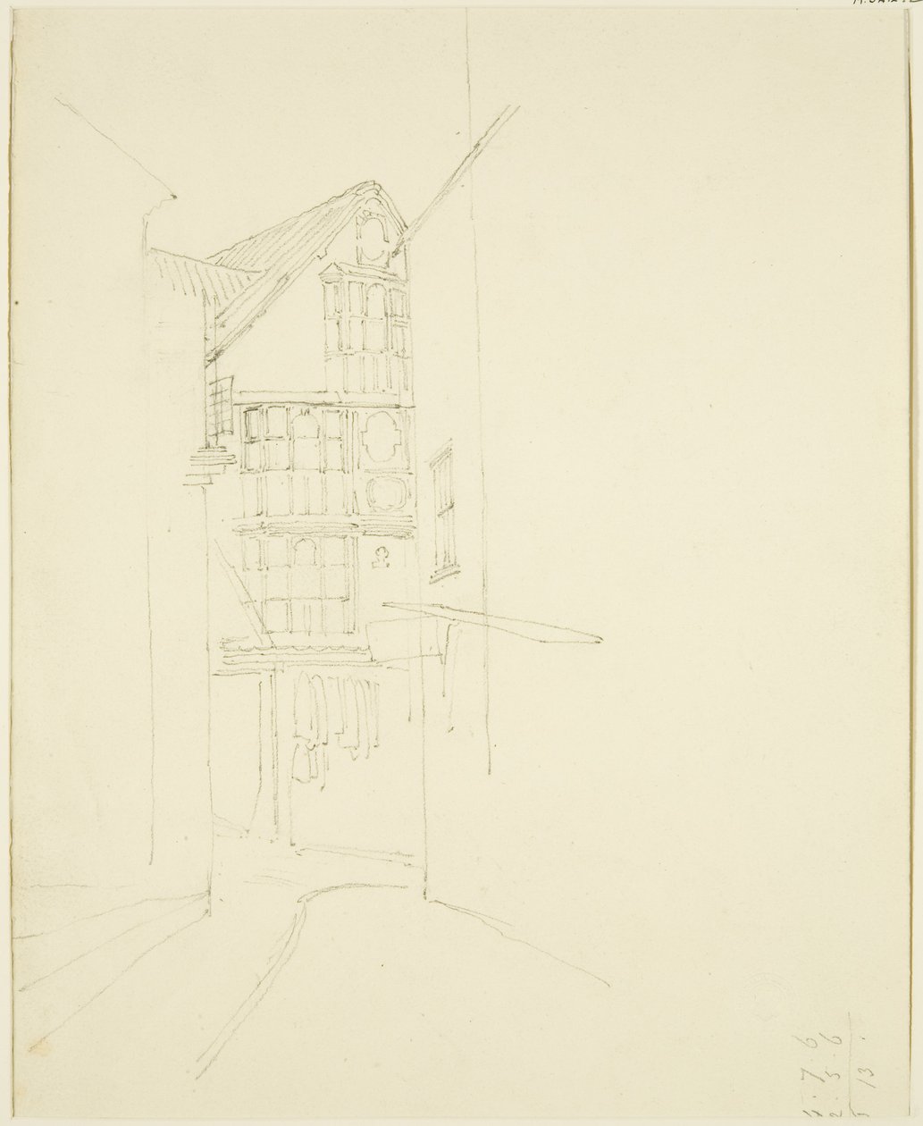 Guardando nel Pithay da Wine Street da Thomas Leeson the Elder Rowbotham