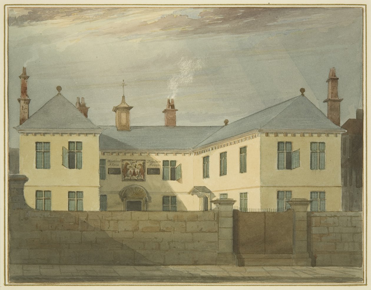 Case di Riposo dei Mercanti Sarti, Merchant Street da Thomas Leeson the Elder Rowbotham