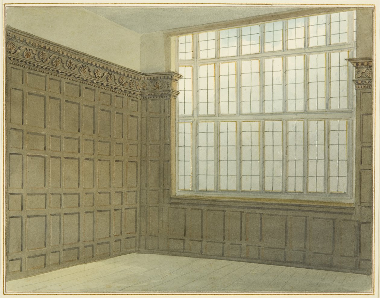 Stanza sul lato nord della Zecca, ora Ospedale di San Pietro da Thomas Leeson the Elder Rowbotham