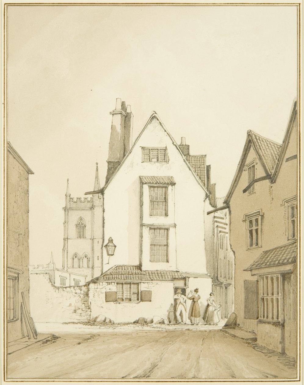 Chiesa di San Filippo e Narrow Plain da Thomas Leeson the Elder Rowbotham