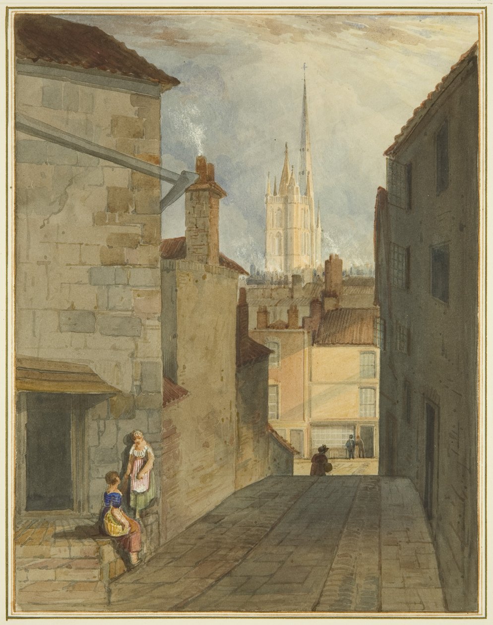 Scale da Trenchard Lane a Host Street da Thomas Leeson the Elder Rowbotham