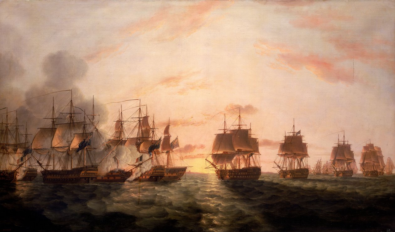 La battaglia del Nilo da Thomas Luny