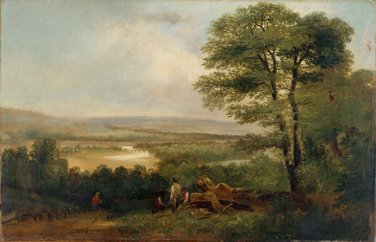 Paesaggio: vista nel Northumberland da Thomas Miles Richardson I