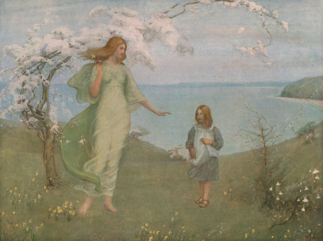 Una visione di primavera, 1901, c1930 da Thomas Millie Dow