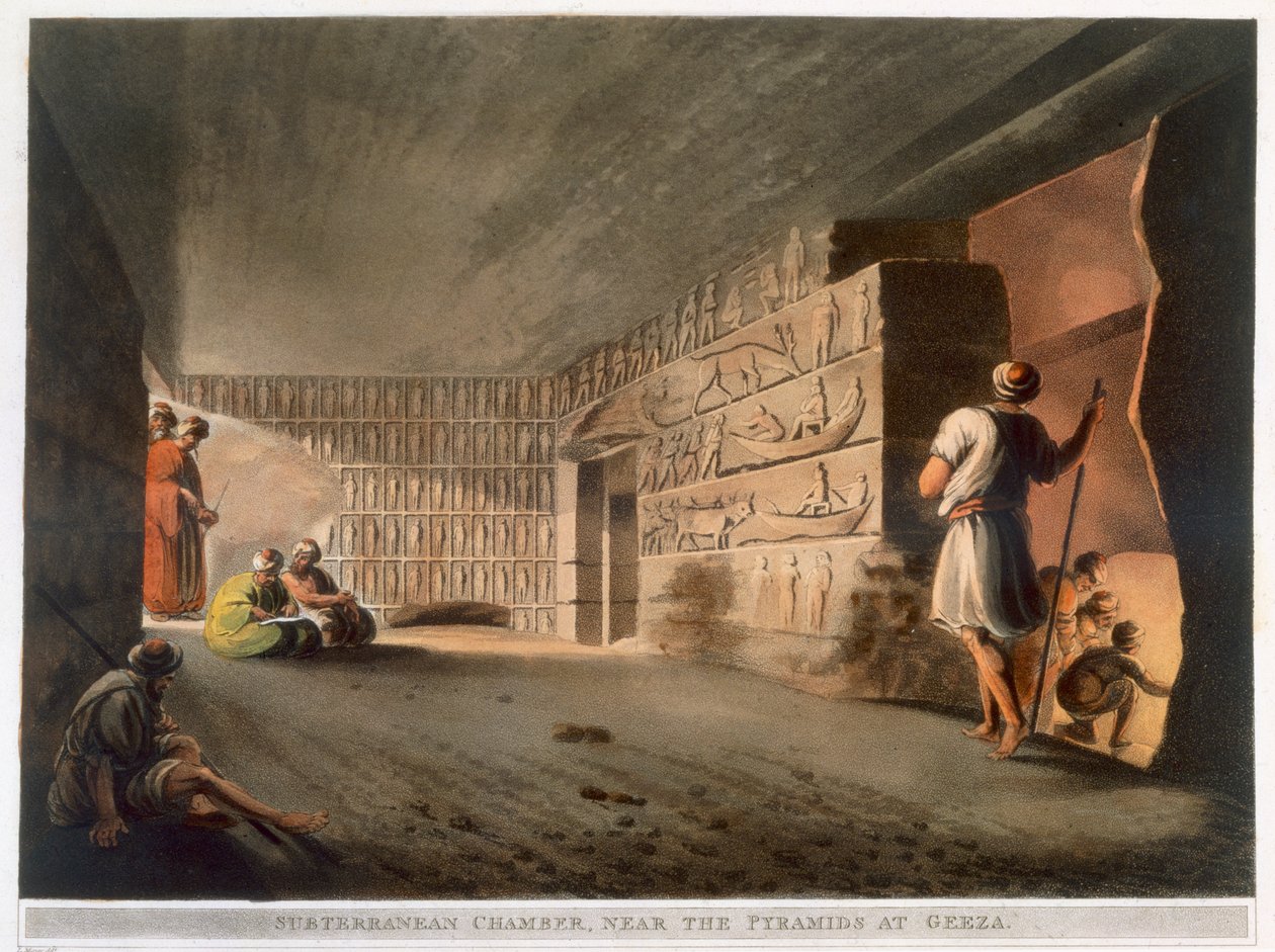 Camera Sotterranea vicino alle Piramidi di Giza da Thomas Milton