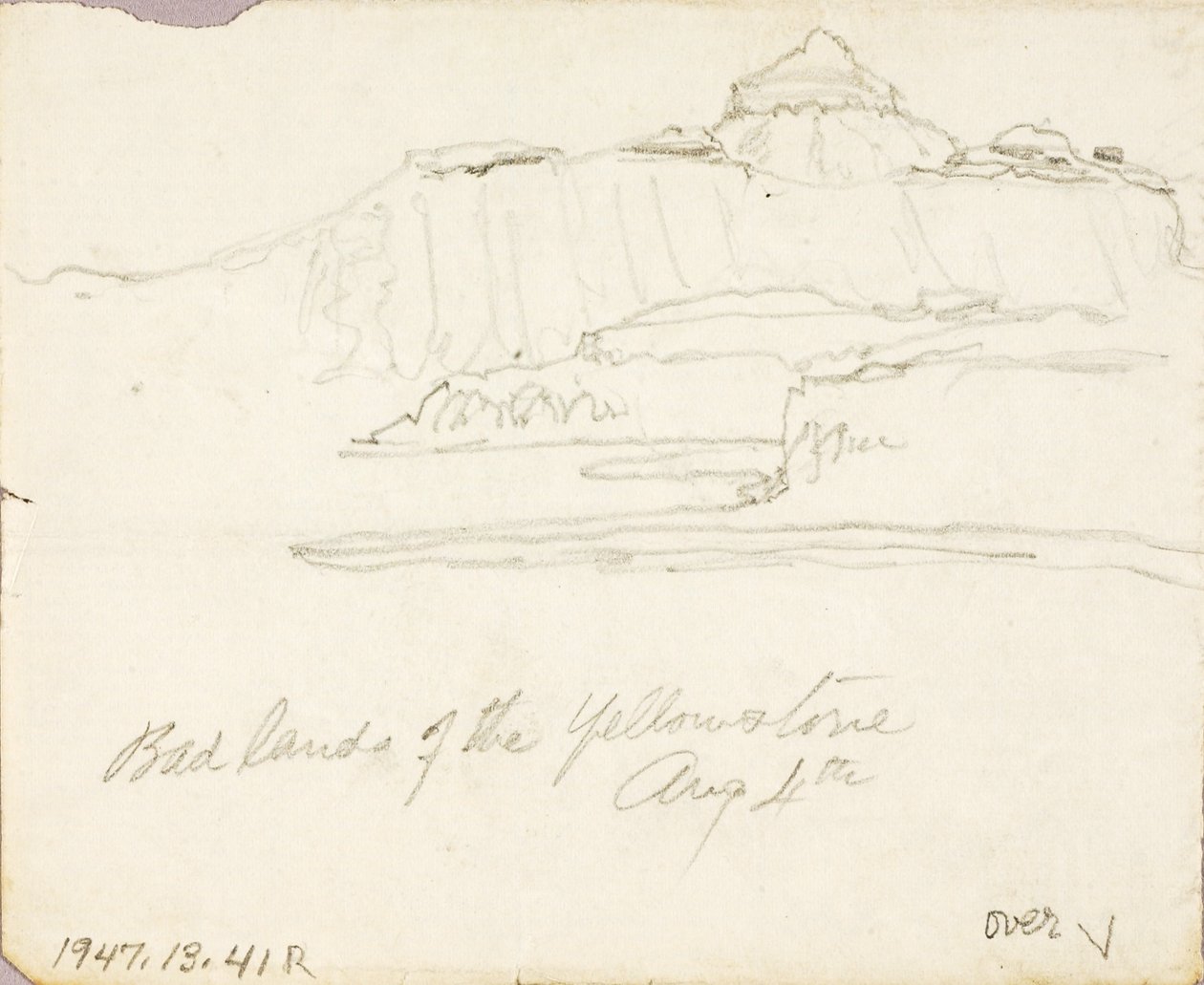 Terre cattive dello Yellowstone da Thomas Moran