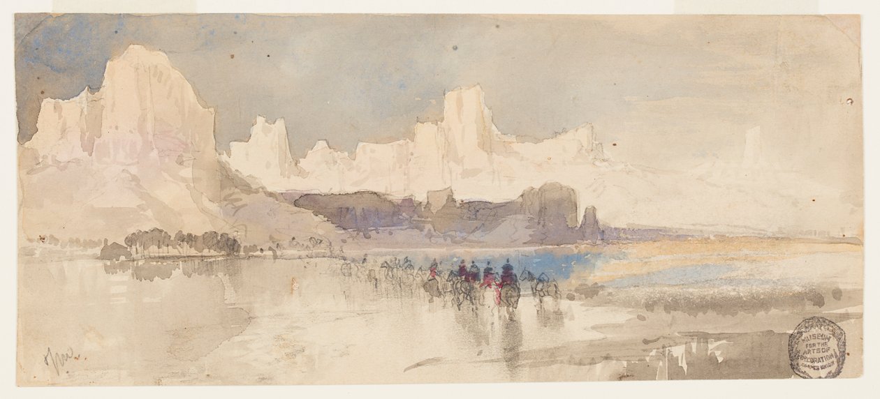 Canyon del Rio Virgin, Sud Utah da Thomas Moran