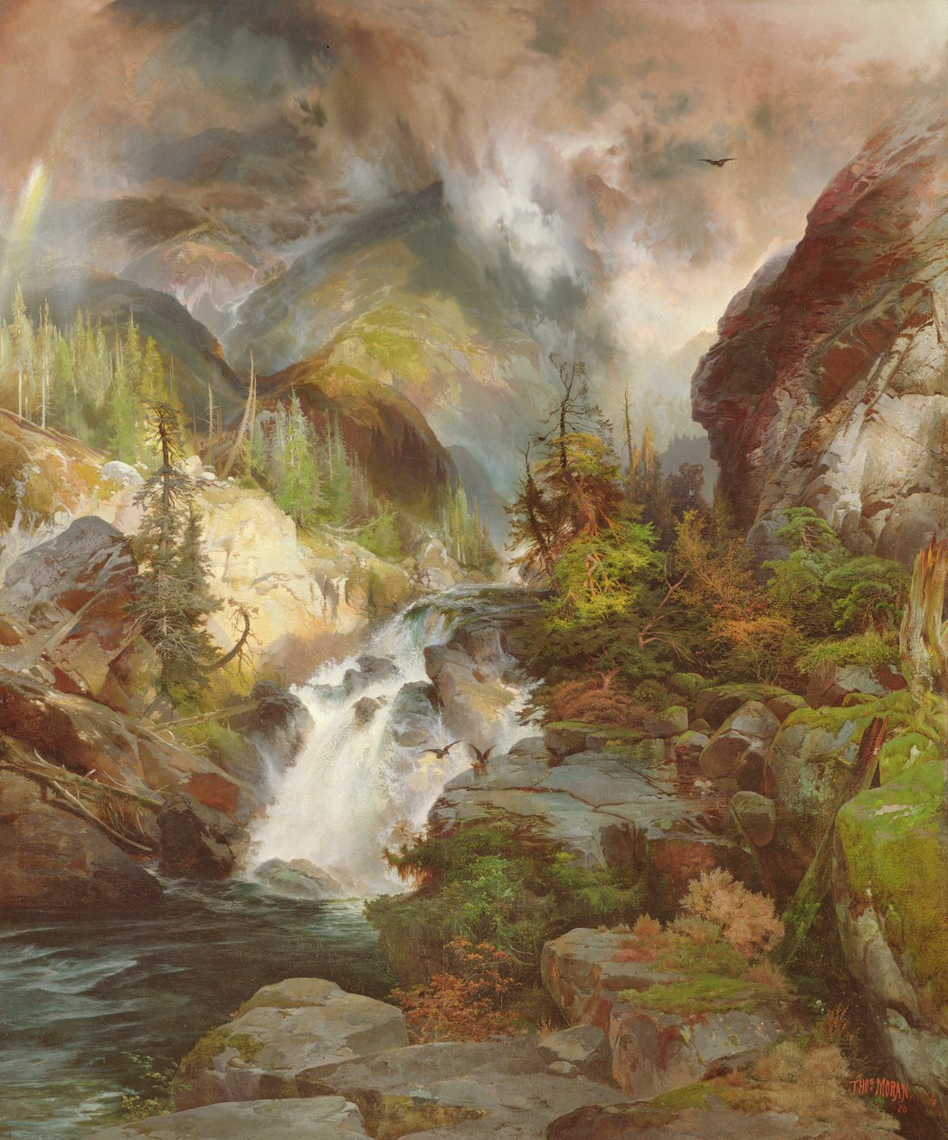 Bambini della montagna da Thomas Moran