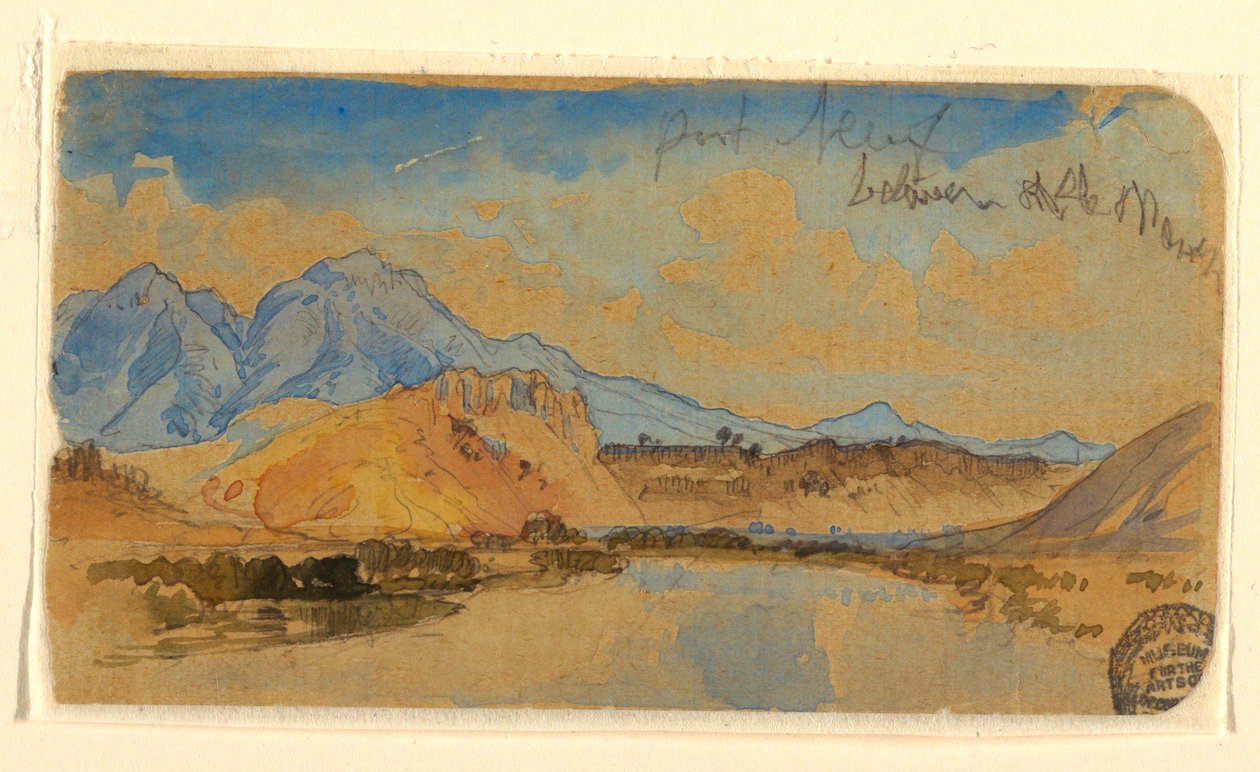 Disegno, Port Neuf Canyon, Idaho, forse 1879 da Thomas Moran