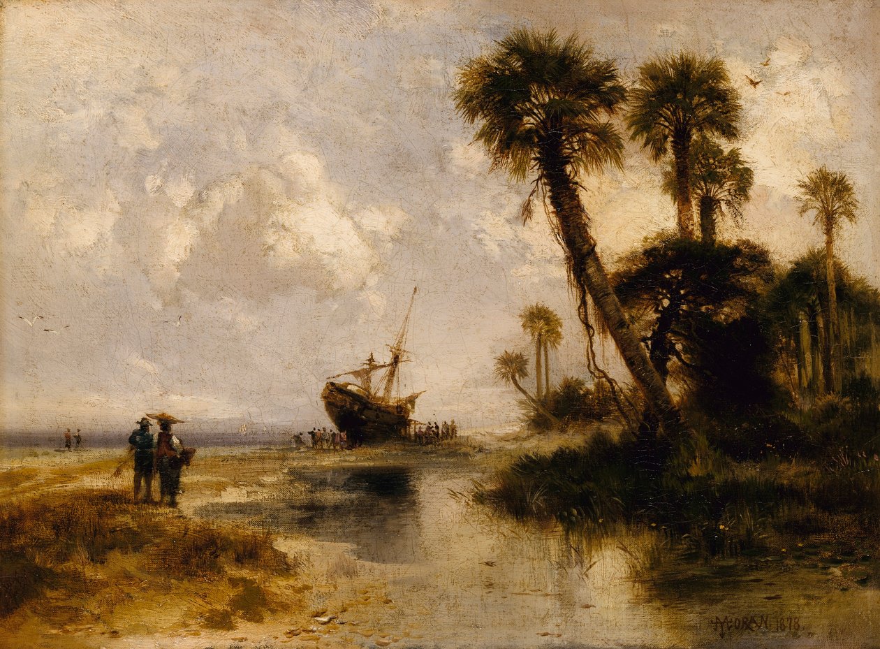 Isola di Fort George, Florida da Thomas Moran