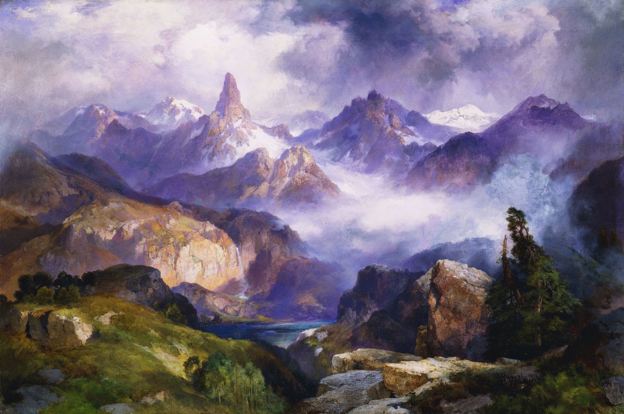 Index Peak, Parco Nazionale di Yellowstone da Thomas Moran