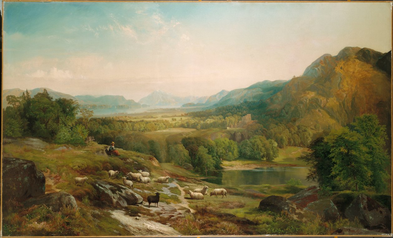 Sorvegliare il gregge da Thomas Moran