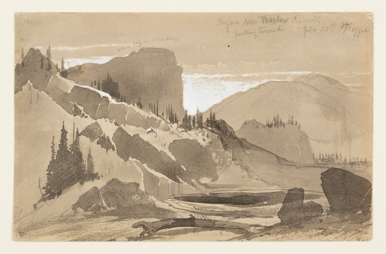Vicino a Meadow Creek, Utah da Thomas Moran