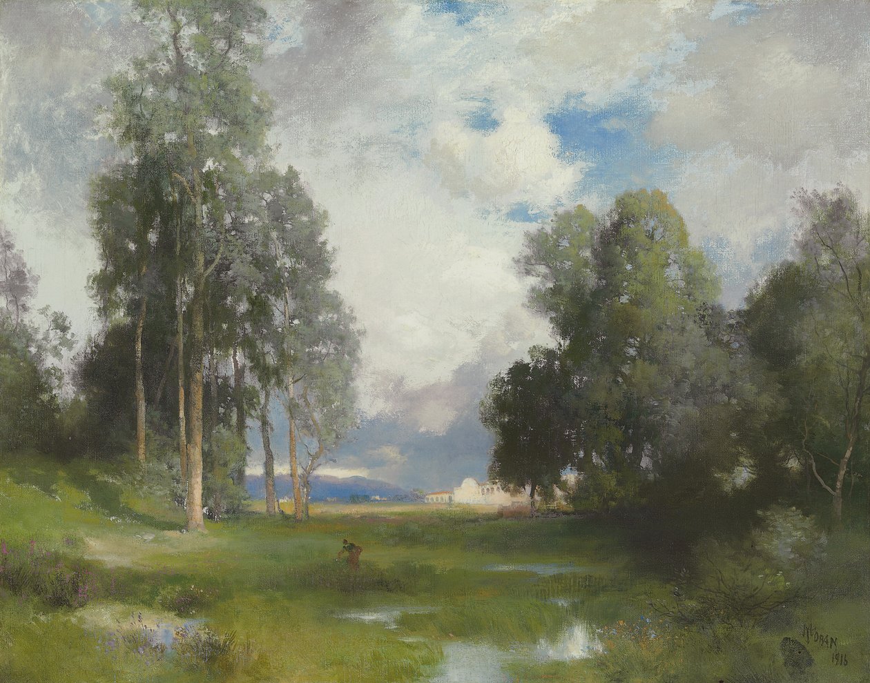 Missione di Santa Barbara, 1916 da Thomas Moran