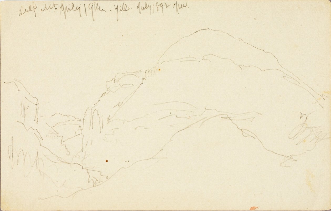 Monte Sulphur, Yellowstone da Thomas Moran