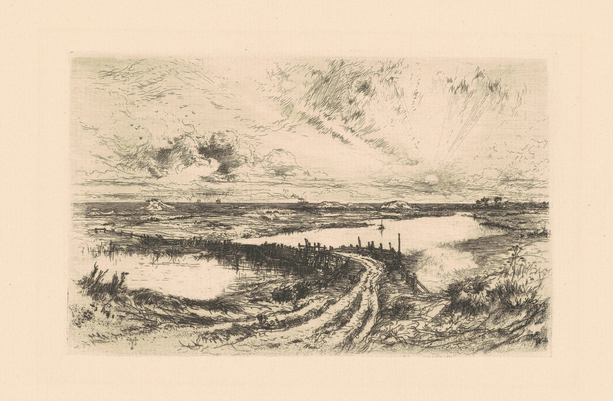 Alba—Lo Stagno, Easthampton, Long Island da Thomas Moran