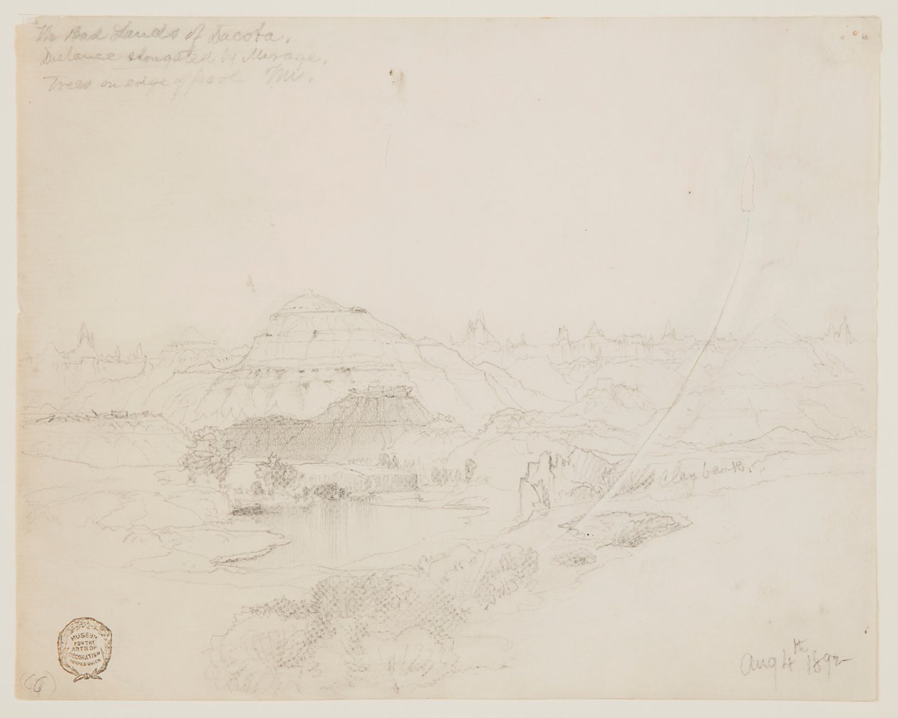 Le Terre Cattive del Dakota da Thomas Moran