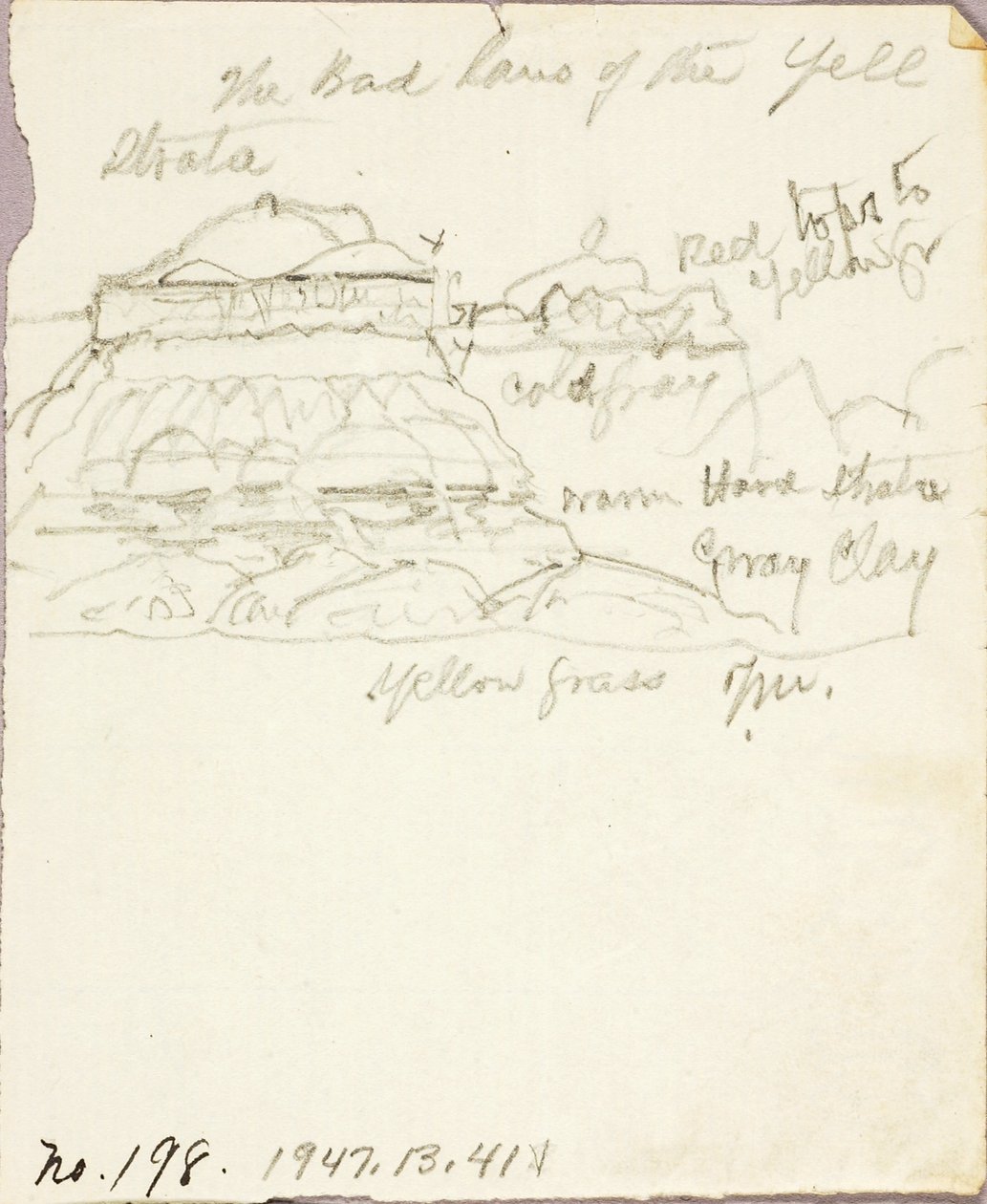 Le cattive terre dello Yellowstone da Thomas Moran