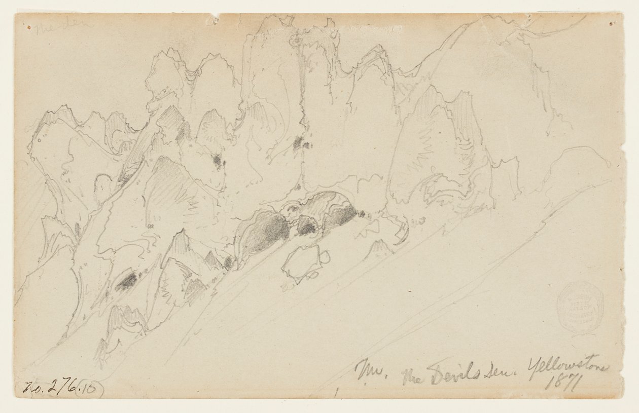 La tana del diavolo, Yellowstone da Thomas Moran